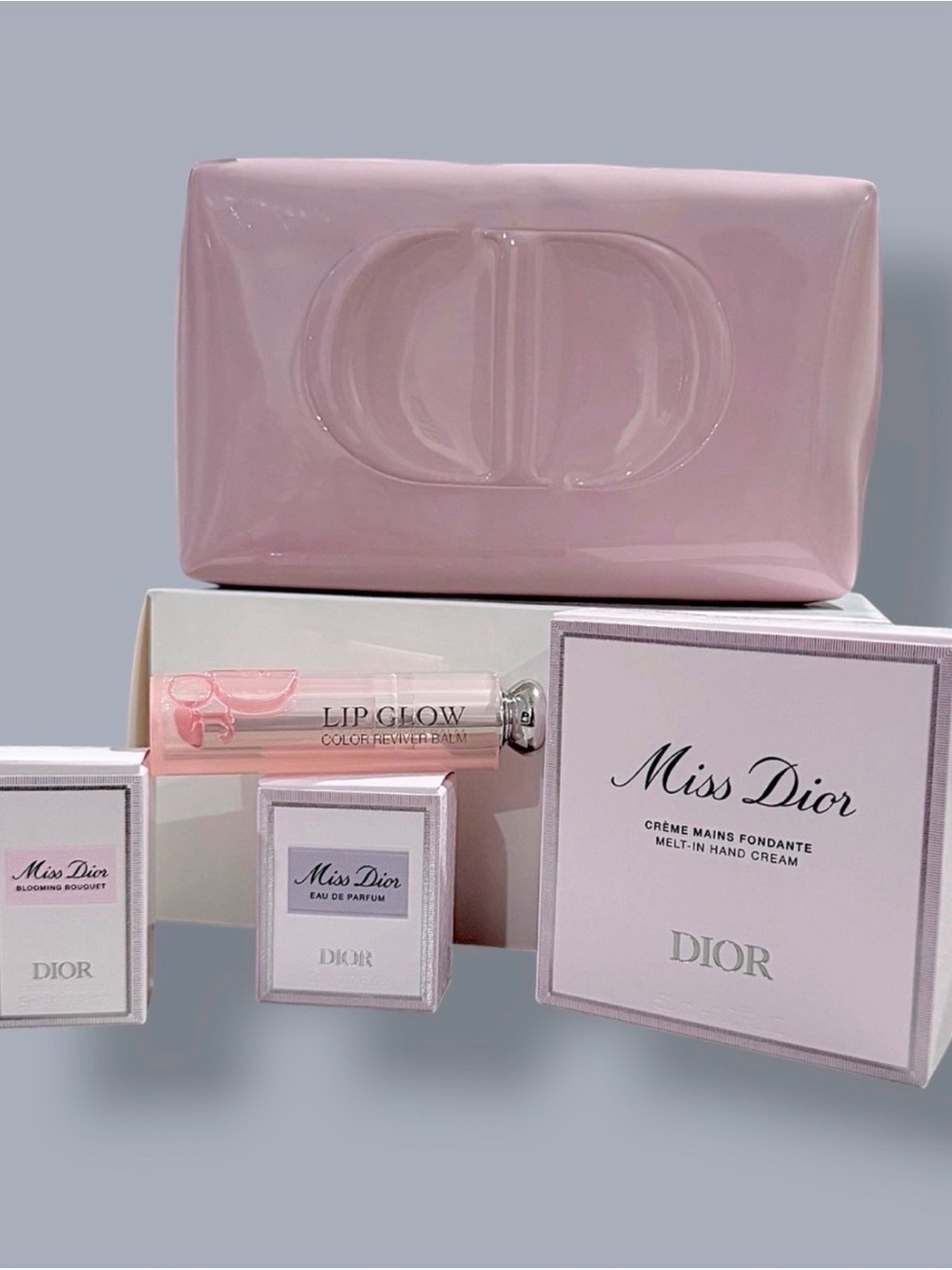Dior Pink Bundle + Miss Dior Hand Cream + Lip glow & minis